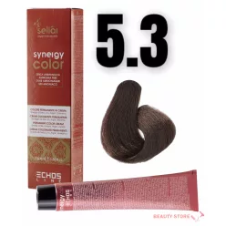    Echosline Seliár Synergy Color ammóniamentes hajfesték 100ml 5.3 világos gesztenye arany