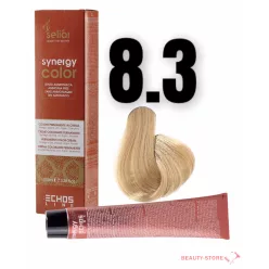    Echosline Seliár Synergy Color ammóniamentes hajfesték 100ml 8.3 világos szőke arany
