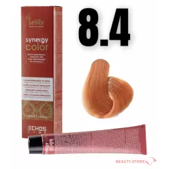    Echosline Seliár Synergy Color ammóniamentes hajfesték 100ml 8.4 világos szőke réz