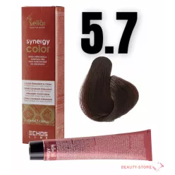    Echosline Seliár Synergy Color ammóniamentes hajfesték 100ml 5.7 világos gesztenye barna