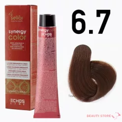    Echosline Seliár Synergy Color ammóniamentes hajfesték 100ml 6.7 sötét szőke barna