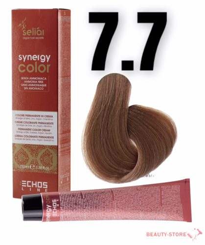  Echosline Seliár Synergy Color ammóniamentes hajfesték 100ml 7.7 szőke barna