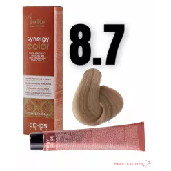    Echosline Seliár Synergy Color ammóniamentes hajfesték 100ml 8.7 világos szőke barna