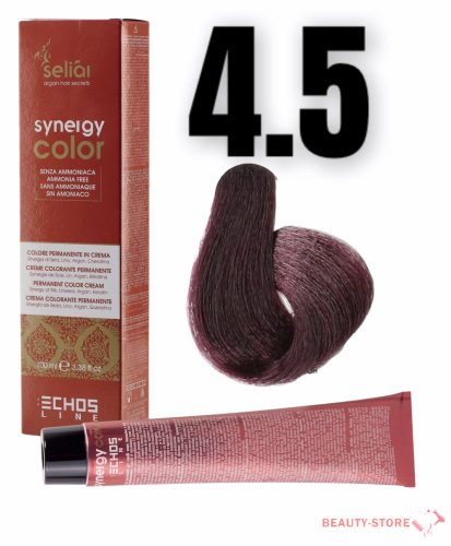  Echosline Seliár Synergy Color ammóniamentes hajfesték 100ml 4.5 gesztenye mahagóni