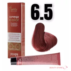    Echosline Seliár Synergy Color ammóniamentes hajfesték 100ml 6.5 sötét szőke mahagóni