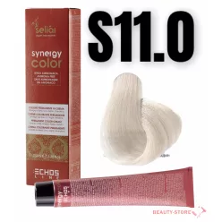    Echosline Seliár Synergy Color ammóniamentes hajfesték 100ml S11.0 szuper nagyon világos szőke hamu