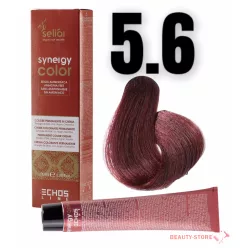    Echosline Seliár Synergy Color ammóniamentes hajfesték 100ml 5.6 világos gesztenye vörös