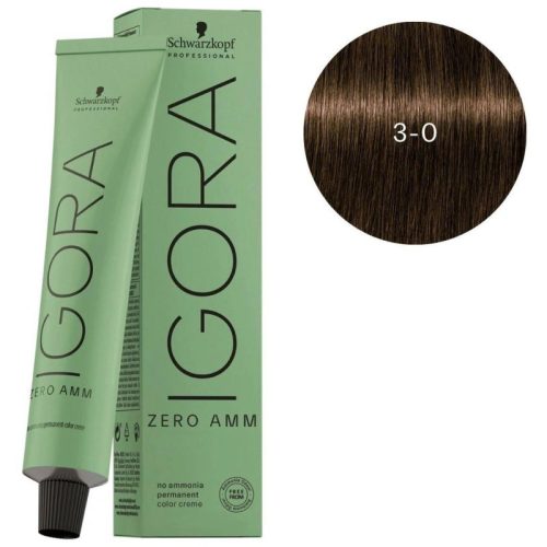 Igora Zero amm 3-0 natural dark brown hajfesték 60ML