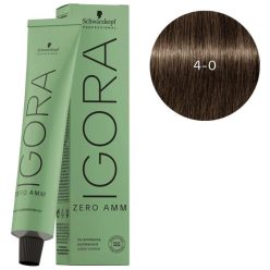 Igora Zero amm 4-0 natural medium brown hajfesték 60ML