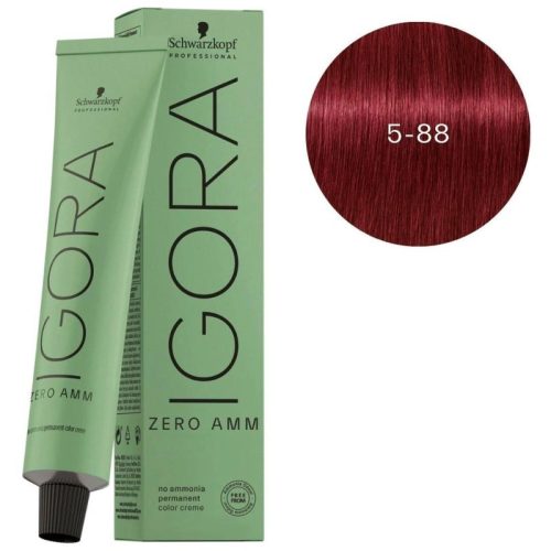 Igora Zero amm 5-88 light brown red extra hajfesték 60ML