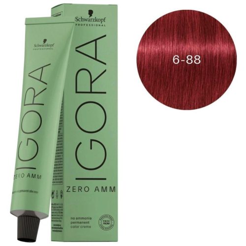 Igora Zero amm 6-88 dark blond red extra hajfesték 60ML