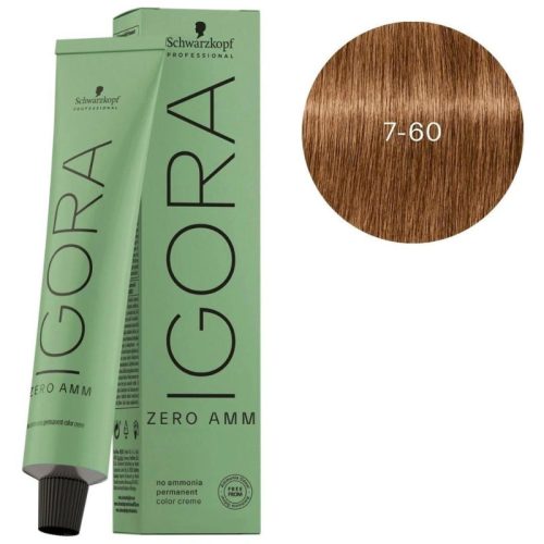 Igora Zero amm 7-60 medium blond brown natural hajfesték 60ML