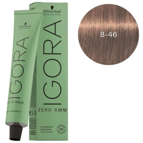 Igora Zero amm 8-46 light blonde beige brown hajfesték 60ML
