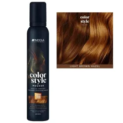 Indola Color Style Mousse 200ml - Light Brown Hazel