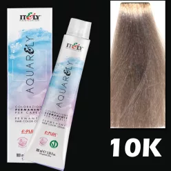   Itely AQUARELY E-PLEX 10K 10.21 hajfesték 100ml füstös legvilágosabb szőke