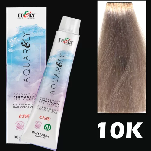 Itely AQUARELY E-PLEX 10K 10.21 hajfesték 100ml füstös legvilágosabb szőke