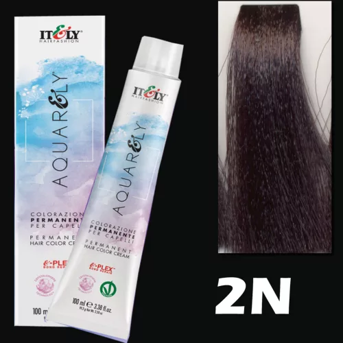 Itely AQUARELY E-PLEX 2N 2.0 100ml hajfesték natúr nagyon sötétbarna