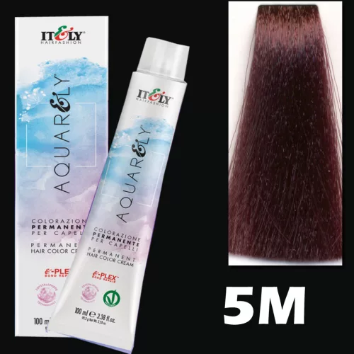 Itely AQUARELY E-PLEX 5M 5.56 hajfesték 100ml mahagóni világosbarna
