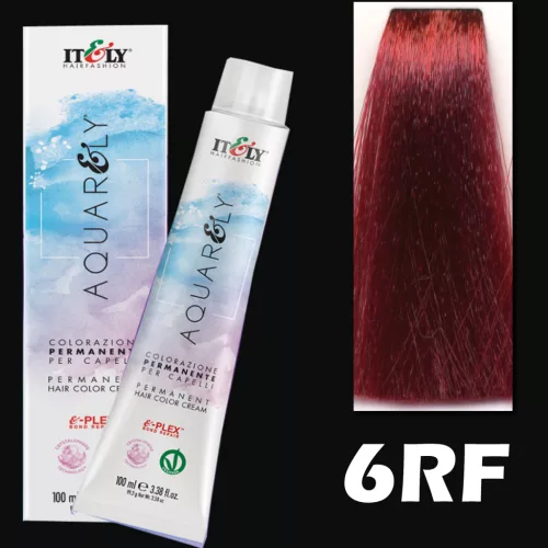 Itely AQUARELY E-PLEX 6RF 6.5 100ml hajfesték tüzes vörös sötét szőke