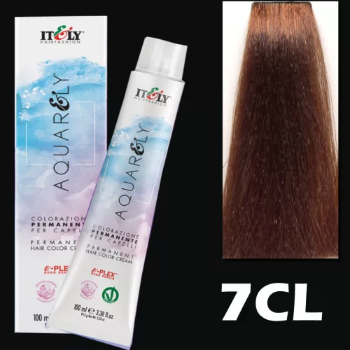 AQUARELY E-PLEX 7CL 7.03 hajfesték 100ml meleg natúr középszőke
