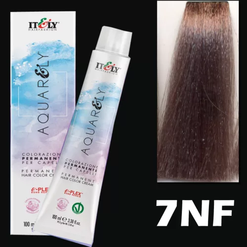 Itely AQUARELY E-PLEX 7NF 7.01 100ml hajfesték 100ml hideg natúr középszőke