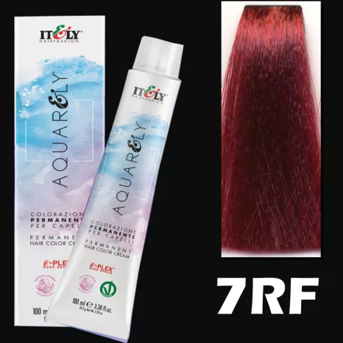 Itely AQUARELY E-PLEX 7RF 7.5 hajfesték 100ml tüzes vörös középszőke