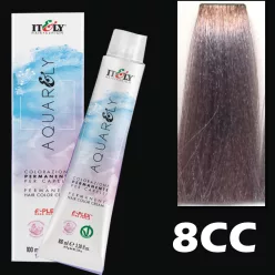   Itely AQUARELY E-PLEX 8CC 8.11 hajfesték 100ml intenzív hamvas világos szőke