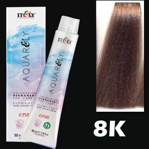 Itely AQUARELY E-PLEX 8K 8.21 hajfesték 100ml füstös világos szőke