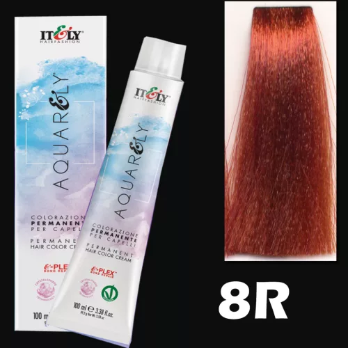 Itely AQUARELY E-PLEX 8R 8.4 100ml hajfesték réz világos szőke