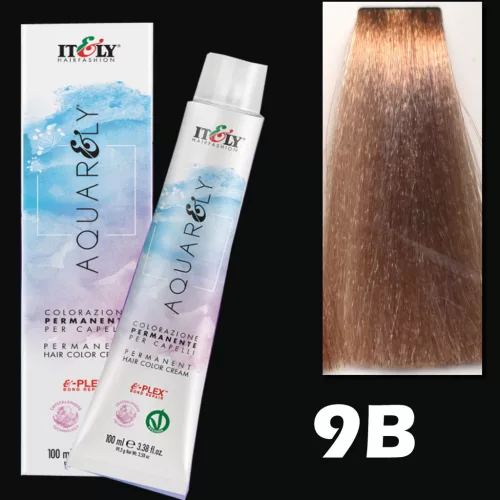 Itely AQUARELY E-PLEX 9B 9.23 100ml hajfesték 100 nagyon világos bézs szőke