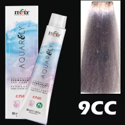   Itely AQUARELY E-PLEX 9CC 9.11 hajfesték 100ml intenzív hamvas nagyon világos szőke