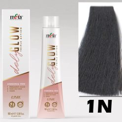   Itely DELYGLOW 1N (1.0) 100ml fekete hajfesték ammónia. ppd. rezorcin mentes