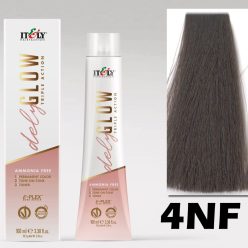   Itely DELYGLOW 4NF (4.01) 100ml hideg, természetes középbarna hajfesték ammónia, ppd, rezorcin mentes