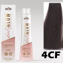   Itely DELYGLOW 4CF (4.72) 100ml Kávébarna Középbarna Ammónia, ppd, rezorcin mentes