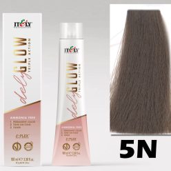   Itely DELYGLOW 5N (5.0) 100ml világosbarna hajfesték ammónia, ppd, rezorcin mentes