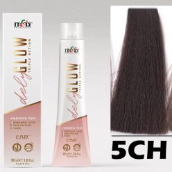   Itely DELYGLOW 5CH (5.73) 100ml csokoládé világosbarna hajfesték ammónia, ppd, rezorcin mentes