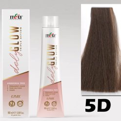   Itely DELYGLOW 5D (5.3) 100ml aranysárga világosbarna hajfesték ammónia, ppd, rezorcin mentes