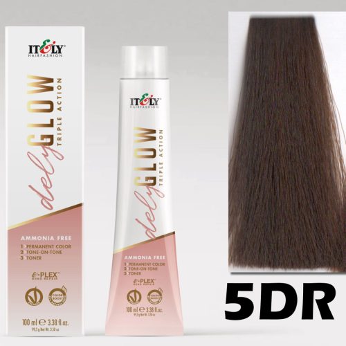 Itely DELYGLOW 5DR (5.34) 100ml arany-réz világosbarna ammónia, ppd, rezorcin mentes