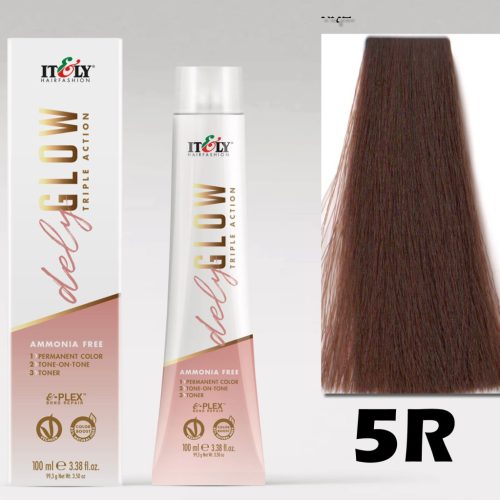 DELYGLOW 5R (5.4) 100ml réz világosbarna ammónia