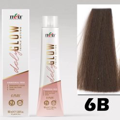   Itely DELYGLOW 6B (6.23) 100ml bézs sötét szőke hajfesték ammónia, ppd, rezorcin mentes