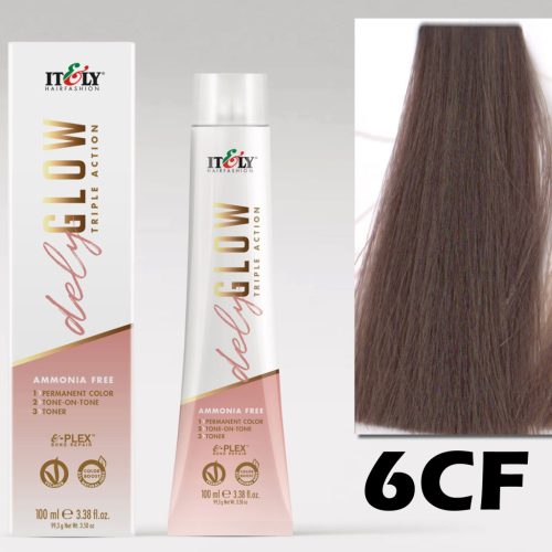 DELYGLOW 6CF (6.72) 100ml Kávébarna Sötétszőke Ammónia