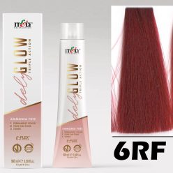   Itely DELYGLOW 6RF (6.5) 100ml tüzes vörös sötét szőke hajfesték ammónia, ppd, rezorcin mentes