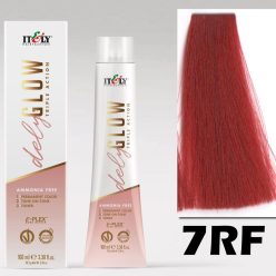  Itely DELYGLOW 7RF (7.5) 100ml tüzes vörös középszőke hajfesték ammónia, ppd, rezorcin mentes