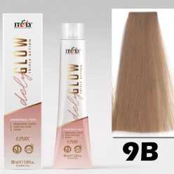   Itely DELYGLOW 9B (9.23) 100ml bézs nagyon világos szőke hajfesték ammónia, ppd, rezorcin mentes