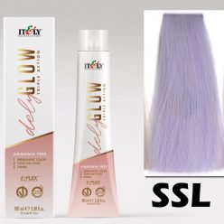   Itely DELYGLOW SSL (12.86) 100ml szupervilágosító hamvas szőke hajfesték ammónia, ppd, rezorcin mentes
