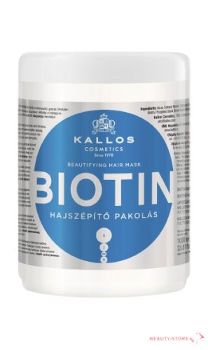  KALLOS KJMN BIOTIN HAJSZÉPÍTŐ PAKOLÁS 1000ml