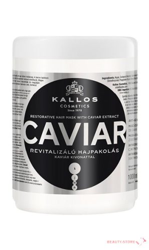  KALLOS KJMN KAVIÁR REVITALIZÁLÓ HAJPAKOLÁS KAVIÁR KIVONATTAL 1000ml