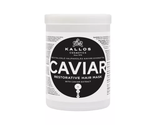  KALLOS KJMN KAVIÁR REVITALIZÁLÓ HAJPAKOLÁS KAVIÁR KIVONATTAL 1000ml