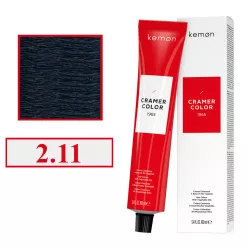Kemon Cramer Color hajfesték 100ml 2.11 
