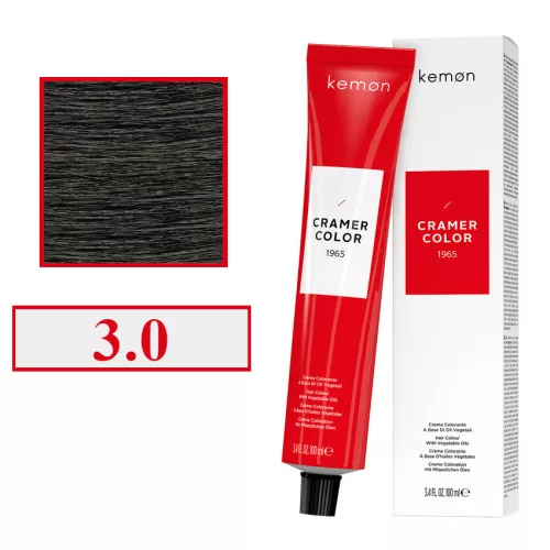 Kemon Cramer Color hajfesték 100ml 3.0 